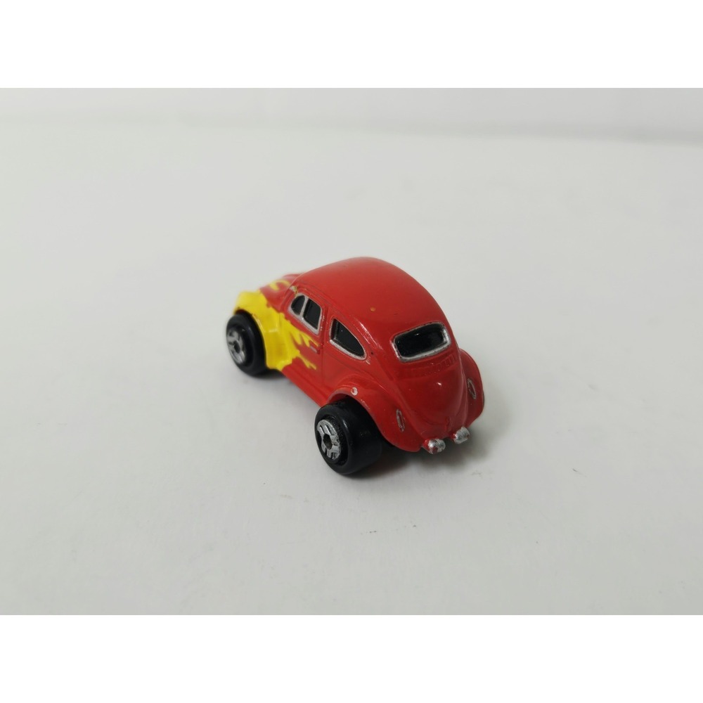 Vintage Galoob Micro Machines Super Beetle red flames Volkswagon - Picture 2 of 4